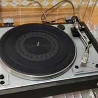 giradischi Toshiba base legno puntina Ortofon 