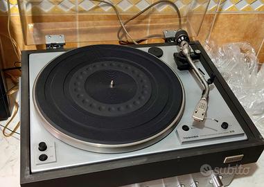 giradischi Toshiba base legno puntina Ortofon 