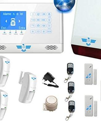 Impianto d'allarme wireless con doppio collegament