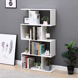 Libreria Bianca Moderna 70x23,5x127,5 cm – Ottime