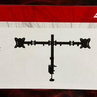 Staffa per doppio monitor equipe