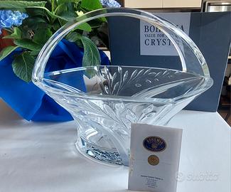 Centrotavola  in cristallo di Boeme 