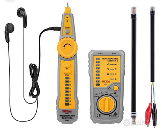 Tester di cavi lan e telefonici Rj45 Rj11