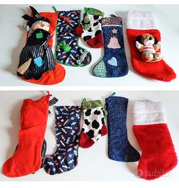 Lotto di 5 calze della BEFANA