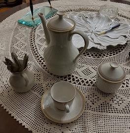 Servizio caffè vintage da 6+6 cucchiaini