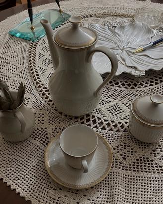 Servizio caffè vintage da 6+6 cucchiaini