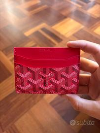 Portacarte Goyard Saint Supliece Rosso