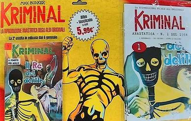 kriminal n.1 Magnus & Bunker  blister anastatica