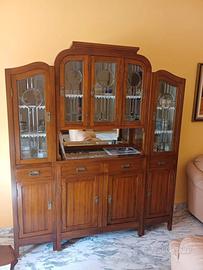 Mobile Credenza d’epoca in legno massello anni 40