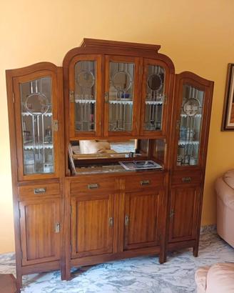 Mobile Credenza d’epoca in legno massello anni 40