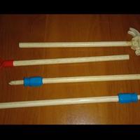 LOTTO 4 MATITE DA COLLEZIONE A FORMA "UTENSILI"