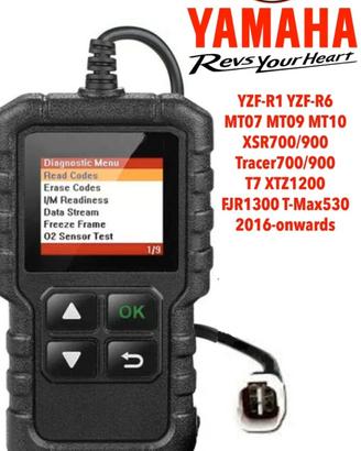 YAMAHA FI, OBD2 scanner codici di guasto strumento