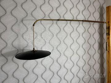 Lampada da parete regolabile anni 50