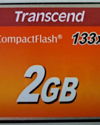 Compact Flash 2GB Transcend 133x Transcend Peak