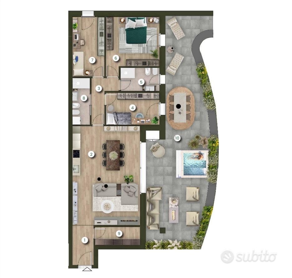 Apartment in Vicenza, Cattane - Vista 3