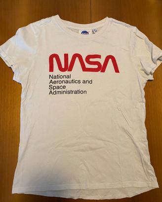 T-shirt NASA logo rosso