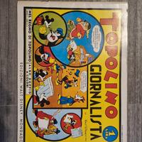 Topolino Giornalista - Ristampa Vintage Anni '60 (