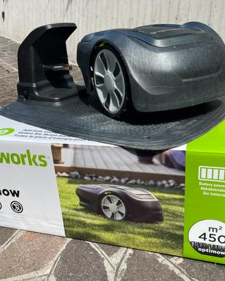 Robot rasaerba Greenworks Optimow 4