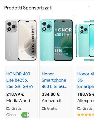 Honor 400 lite 