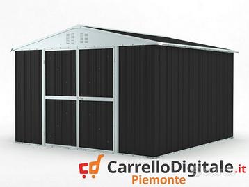 Box struttura lamiera Acciaio 327x307cm nero