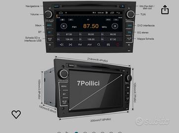 Autoradio/stereo per la macchina