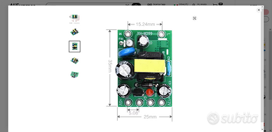 limentatore 110/220 Vac - 5/12 vcc
