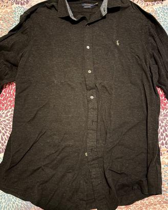 Camicia Polo Ralph Lauren manica lunga taglia XXL