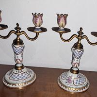 set/coppia candelabri risalenti alla fine dell'800