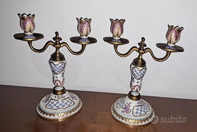 set/coppia candelabri risalenti alla fine dell'800