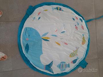 Tappeto gioco moulin roty che diventa sacco portag