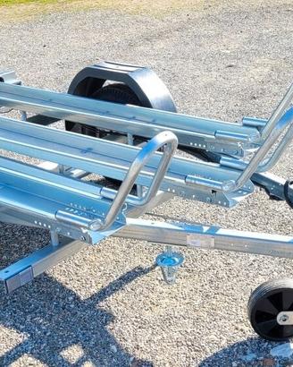 CARRELLO RIMORCHIO PORTAMOTO CRESCI TM6 CON RAMPA 