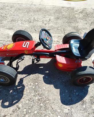 Go Kart a pedali Ferrari della Berg
