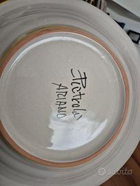Piatto ceramica irpina