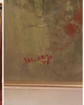originale olio su tela firmato e datato SALLARDI78