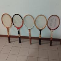 racchette da tennis legno vintage 
