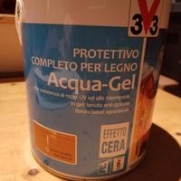 v33 impregnante legno noce chiaro satinato