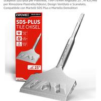 Scalpello SDS-plus per Piastrelle 194x78mm