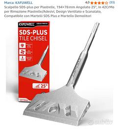 Scalpello SDS-plus per Piastrelle 194x78mm