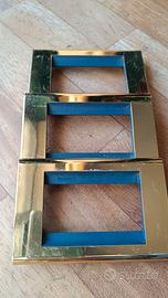 BITICINO -N.6 PLACCHE 3 posti art.4713NR - ORO-