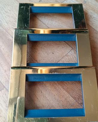 BITICINO -N.6 PLACCHE 3 posti art.4713NR - ORO-