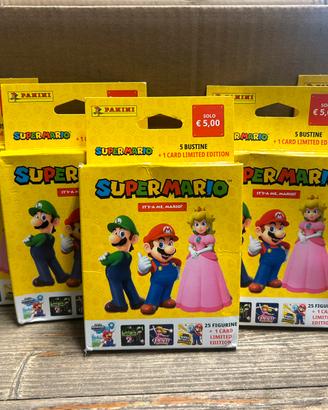 Blister card limited edition supermario panini
