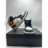 SCARPE UOMO AIR JORDAN NERE E GIALLE