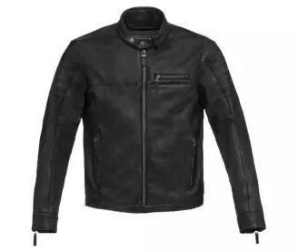 giacca pelle bmw westend nera tg 46