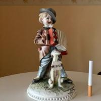 Rara Scultura firmata Tiziano Galli”Il musichiere”