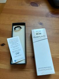 Anello Due Punti nero originale