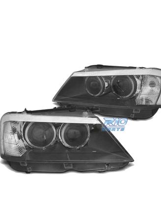 FARI BMW X3 F25 10-14 ANGEL EYES LED NERO