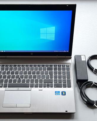 HP EliteBook 8560p - i5 2520M 8 GB RAM 250 GB HDD