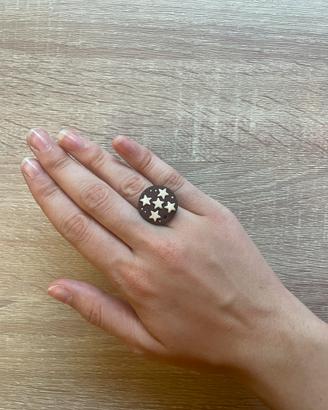 Anello regolabile in fimo