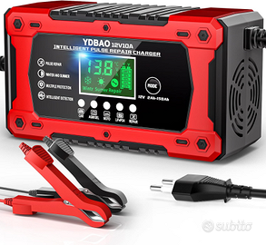 Caricabatterie Auto 10A 12V per Moto, Barche, Auto