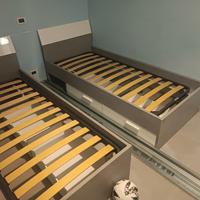 letti singoli contenitori cameretta